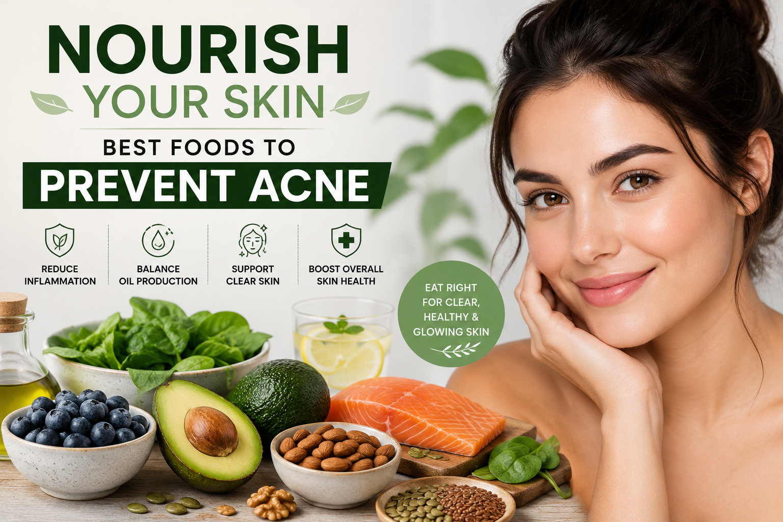 Best Foods to Prevent Acne and Achieve Clear, Healthy Skin